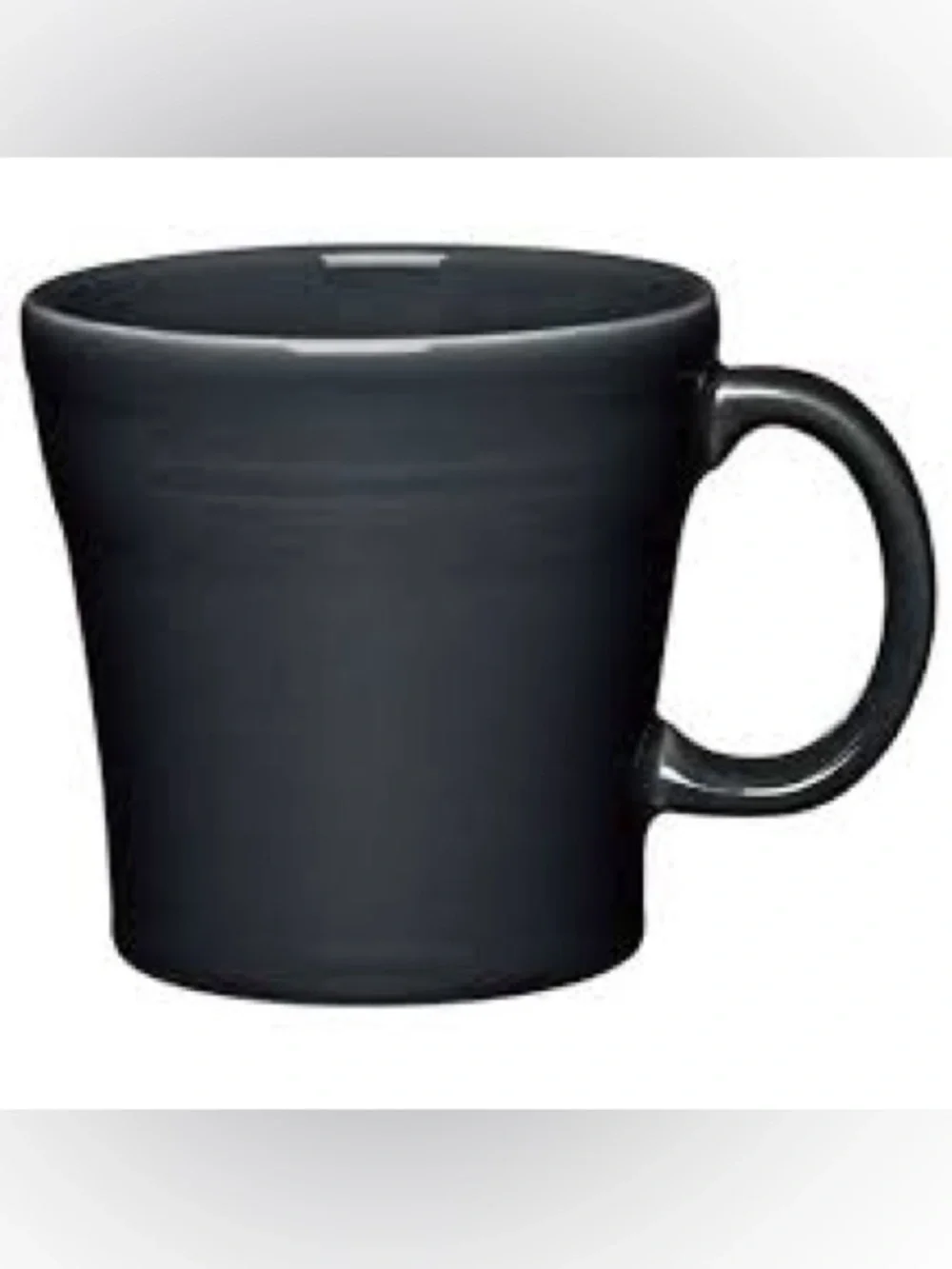2 FIESTA TAPERED COFFEE MUGS - SLATE GRAY FIESTAWARE 15 OZ